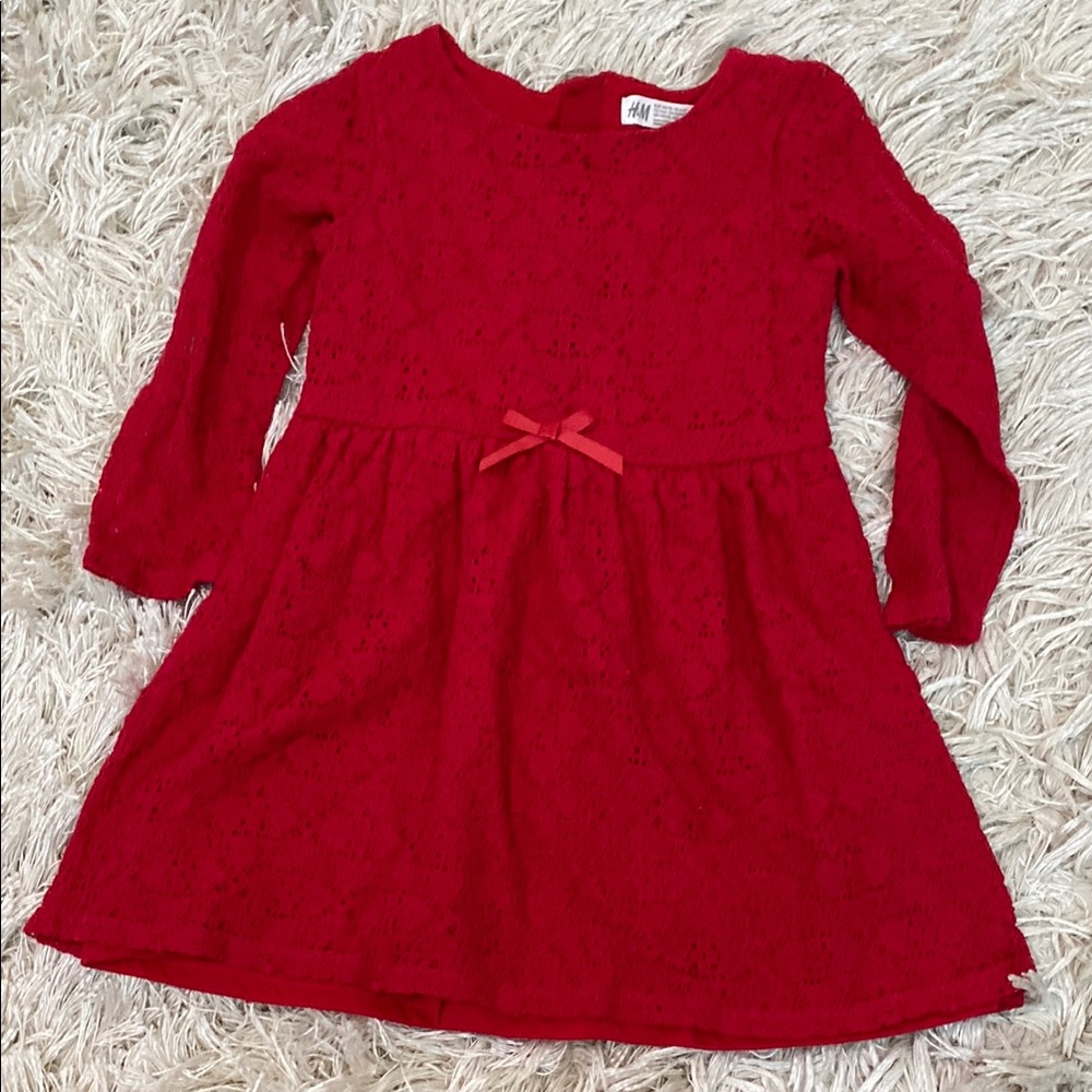 H&M Red Lace Dress